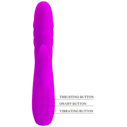 Pretty Love Vibro Rabbit à poussée Melanie Pretty Love 21cm Violet